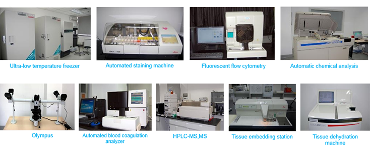 不朽情缘mg官网毒理研究部设备
