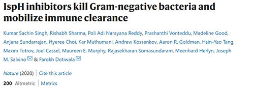 Nature：无惧细菌耐药性的新型抗生素诞生了！