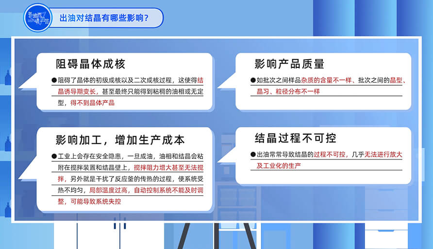 出油对结晶有哪些影响？